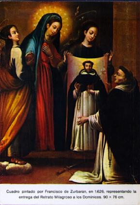 POSTAL 61563: Cuadro de Fco de Zurbaran