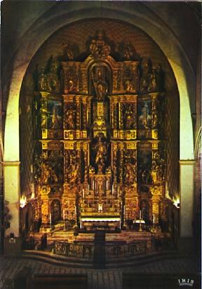 POSTAL 61565: Retablo en iglesia