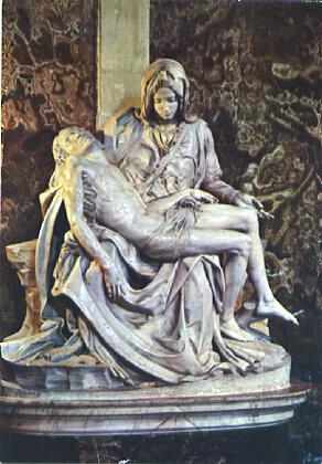 POSTAL 61571: Escultura basilica S. Pietro