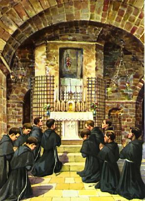 POSTAL 61579: Niños en iglesia