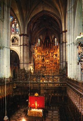 POSTAL 61591: Interior Catedral de Toledo