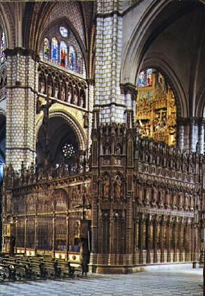 POSTAL 61592: Exterior capilla mayor de Toledo