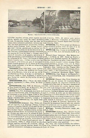 LAMINA ESPASA 16508: Ayuntamiento y esclusa de Epernon Francia