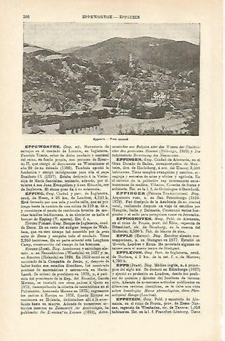 LAMINA ESPASA Alemania 16519: Vista de Eppstein Alemania
