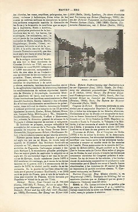 LAMINA ESPASA Alemania 16533: Canal de Erfurt Alemania