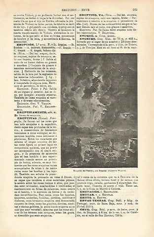 LAMINA ESPASA 16545: Erupcion del Vesubio