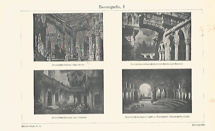 LAMINA ESPASA 16569: Escenografia