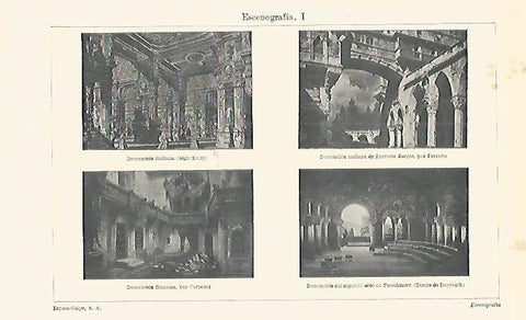 LAMINA ESPASA 16569: Escenografia