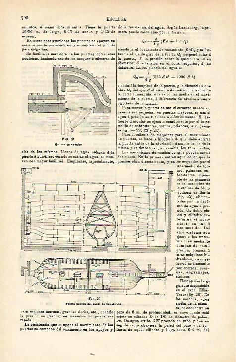 LAMINA ESPASA 16579: Esclusa en abanico