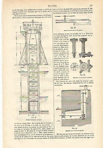 LAMINA ESPASA 16580: Puertas de esclusas