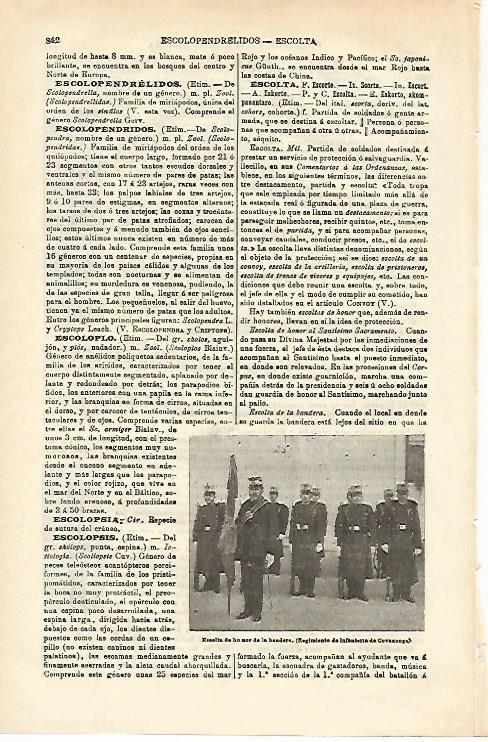 LAMINA ESPASA 16588: Regimiento de Infanteria de Covadonga