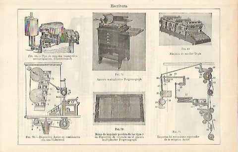 LAMINA ESPASA 16626: Maquina taquigraficas