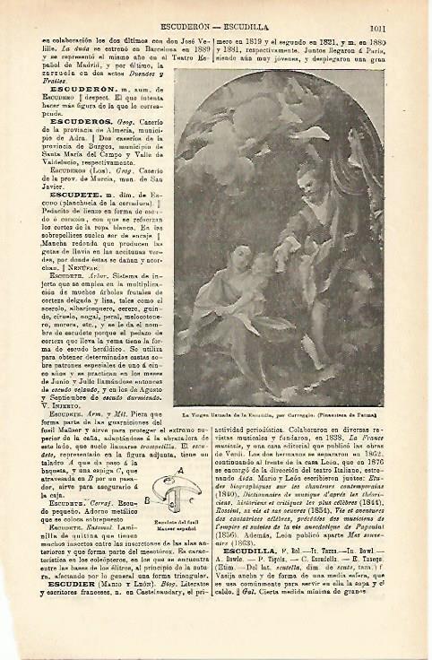 LAMINA ESPASA 16628: La Virgen de la Escudilla por Correggio