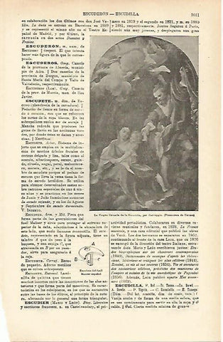 LAMINA ESPASA 16628: La Virgen de la Escudilla por Correggio