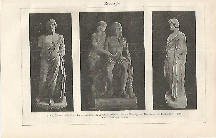 LAMINA ESPASA 16654: Esculapio