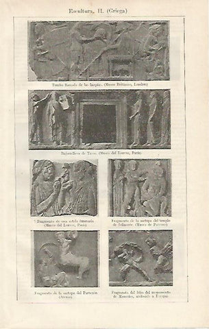 LAMINA ESPASA 16656: Esculturas de Grecia