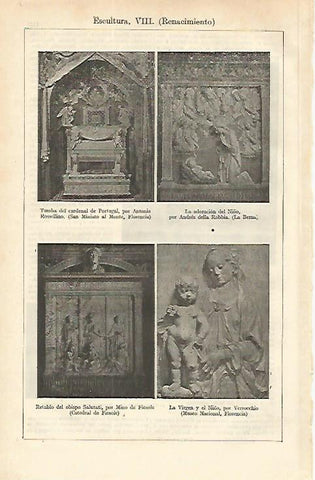 LAMINA ESPASA 16662: Escultura del Renacimiento