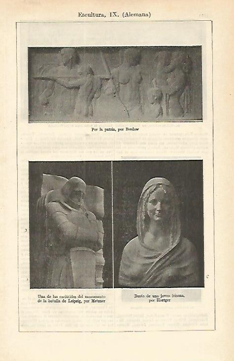 LAMINA ESPASA Alemania 16663: Escultura de Alemania