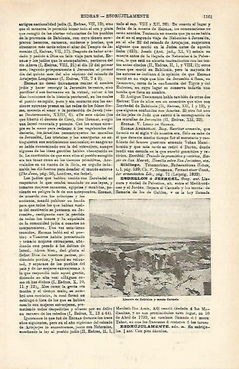 LAMINA ESPASA 16669: Llanura de Esdrelon Israel