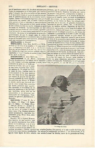 LAMINA ESPASA 16674: La esfinge de Giza Egipto