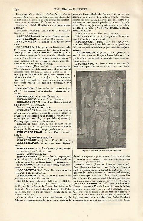 LAMINA ESPASA 16678: Fachada de una casa de Barcelona