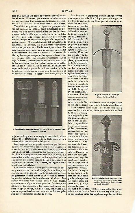 LAMINA ESPASA 16702: Empuñaduras de espadas