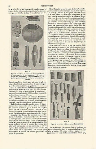 LAMINA ESPASA 16722: Objetos de la cultura Fatianowo