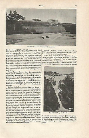LAMINA ESPASA 16743: Presa de riego en Castellon