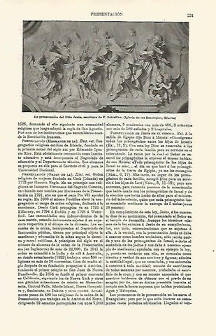 LAMINA ESPASA 16749: La presentacion del niño Jesus por Schiaffino