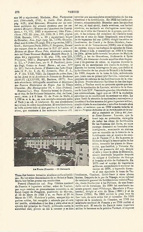 LAMINA ESPASA 16754: Blaneario de La Preste Francia