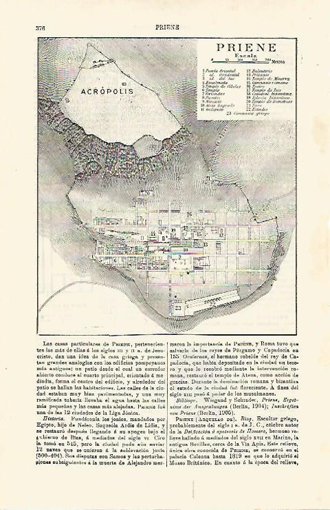 LAMINA ESPASA 16763: Plano de Priene