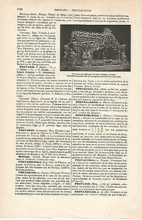 LAMINA ESPASA 16838: Reliquias de San Protasio en Milan
