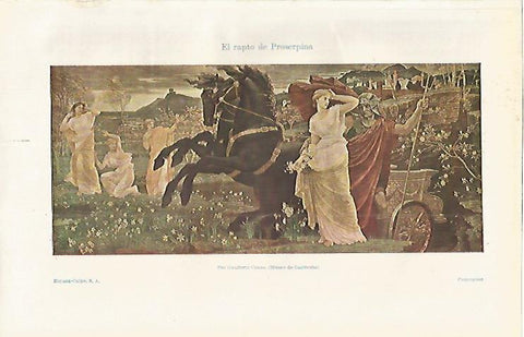 LAMINA ESPASA 16843: El rapto de Proserpina por Crane