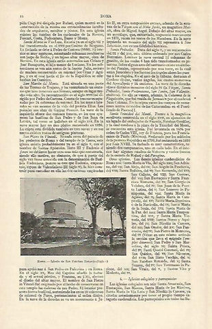 LAMINA ESPASA 16860: Roma Iglesia de San Esteban Rotondo