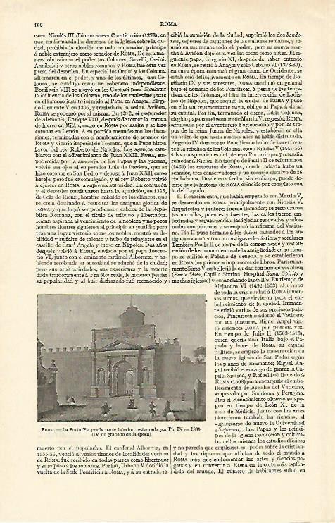 LAMINA ESPASA 16892: Porta Pia en Roma