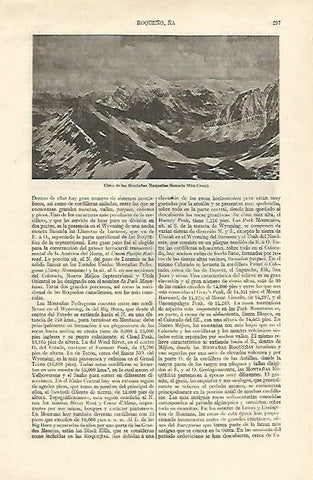 LAMINA ESPASA 16935: Montañas Miss Cavell