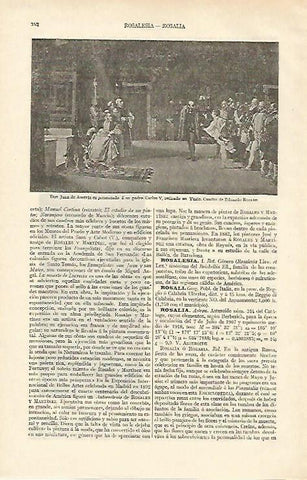 LAMINA ESPASA 16942: Juan de Austria es presentado a su padre por Rosales
