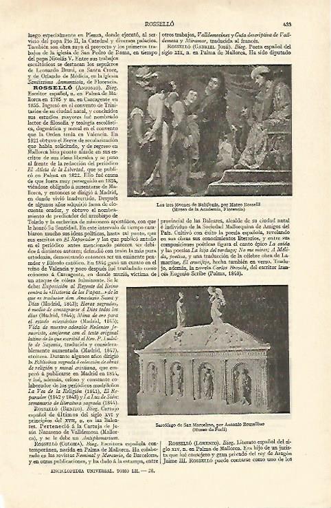 LAMINA ESPASA 16956: Los tres jovenes de Babilonia por Rosselli