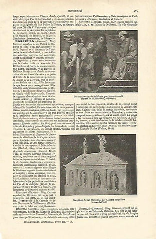LAMINA ESPASA 16956: Los tres jovenes de Babilonia por Rosselli