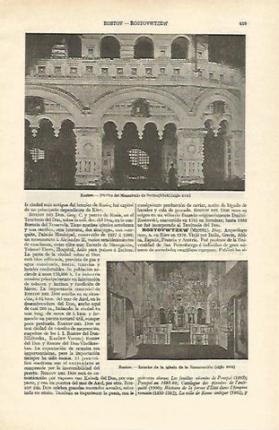 LAMINA ESPASA 16964: Monasterio de Borisoglebski en Rostov Rusia