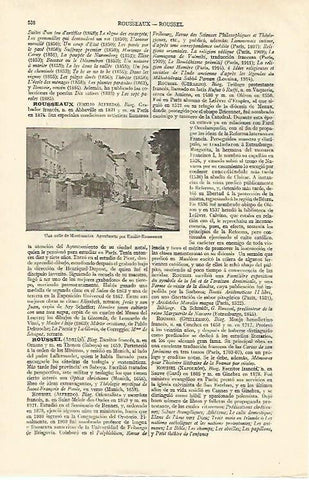 LAMINA ESPASA 16981:Una calle de Montmartre por Rousseaux