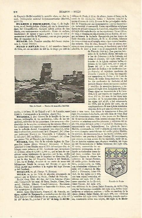 LAMINA ESPASA 16991: Murallas fenicias de la isla de Ruad Siria