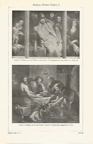 LAMINA ESPASA 16999: Triptico por Rubens