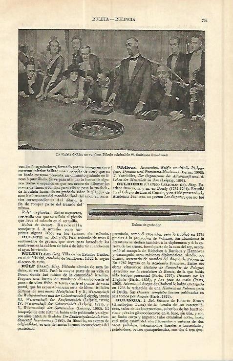 LAMINA ESPASA 17042: La Ruleta por Smithson
