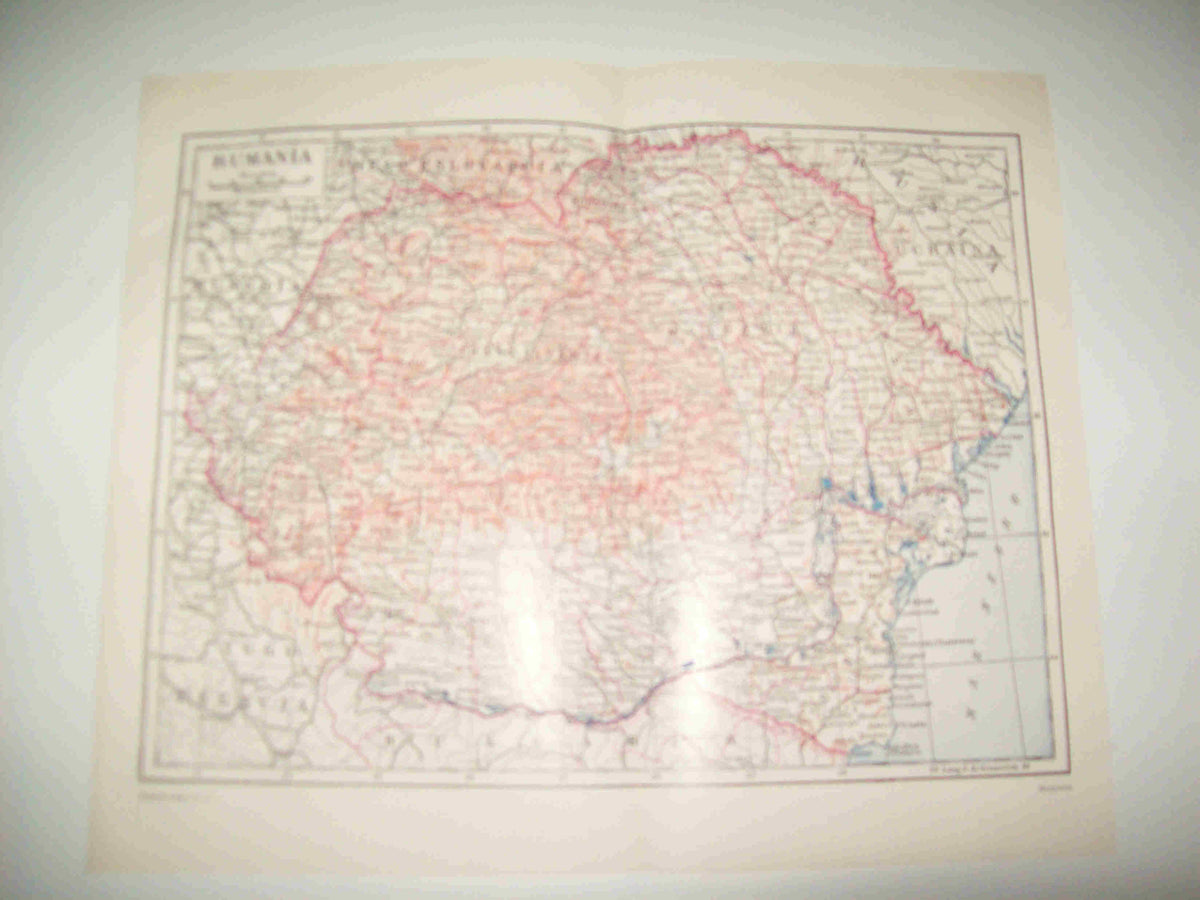 LAMINA ESPASA 17043: Mapa de Rumania