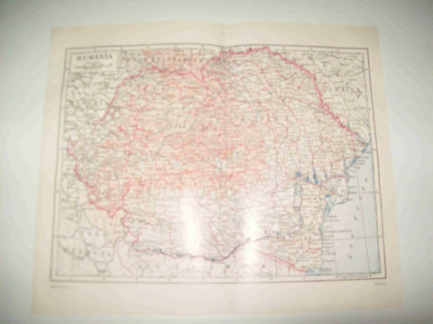 LAMINA ESPASA 17043: Mapa de Rumania