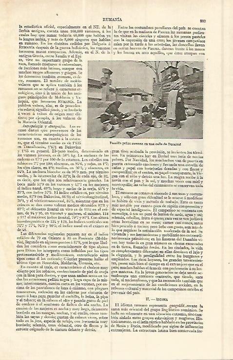 LAMINA ESPASA 17047: Familia en una calle de Bucarest Rumania