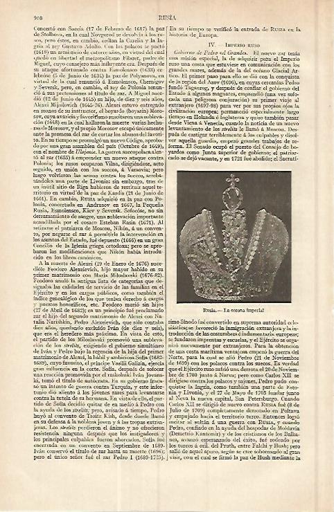 LAMINA ESPASA 17081: Corona Imperial de Rusia