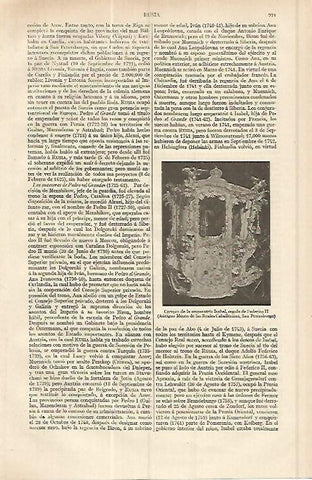 LAMINA ESPASA 17082: Carroza de la emperatriz Isabel de Rusia