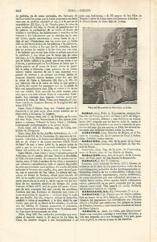 LAMINA ESPASA 17112: Monasterio de Mar Saba Israel